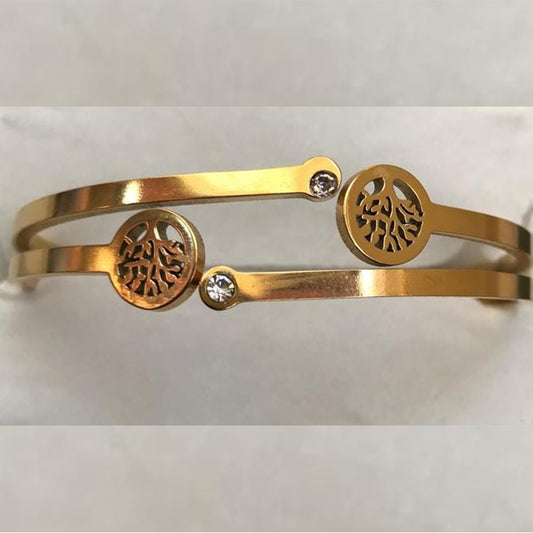 Tree of Life Crystal Bangle