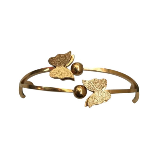 Golden Butterfly Bloom Bangle